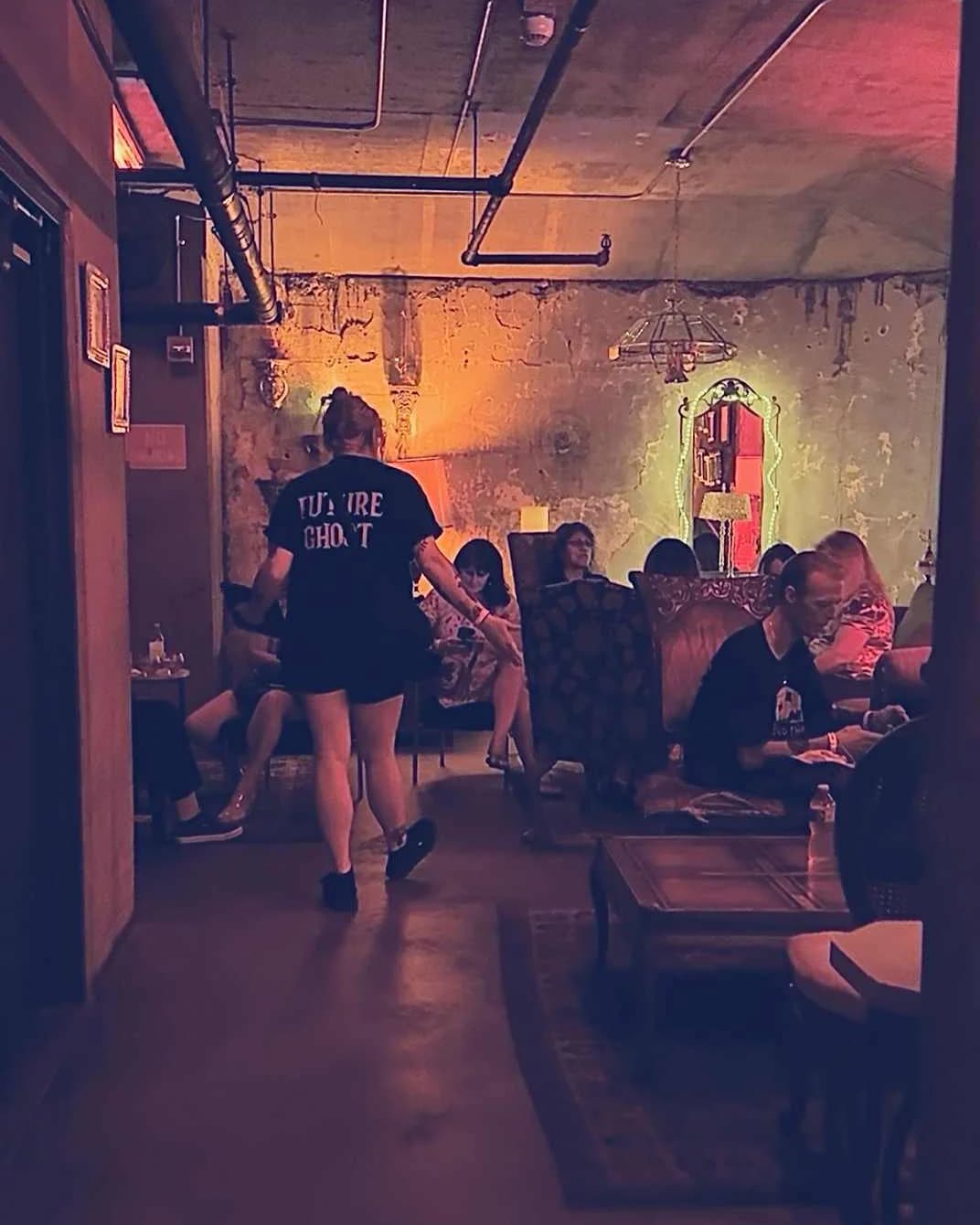 Get Ghosted Phoenix guests in the speakeasy lounge before the bar opens