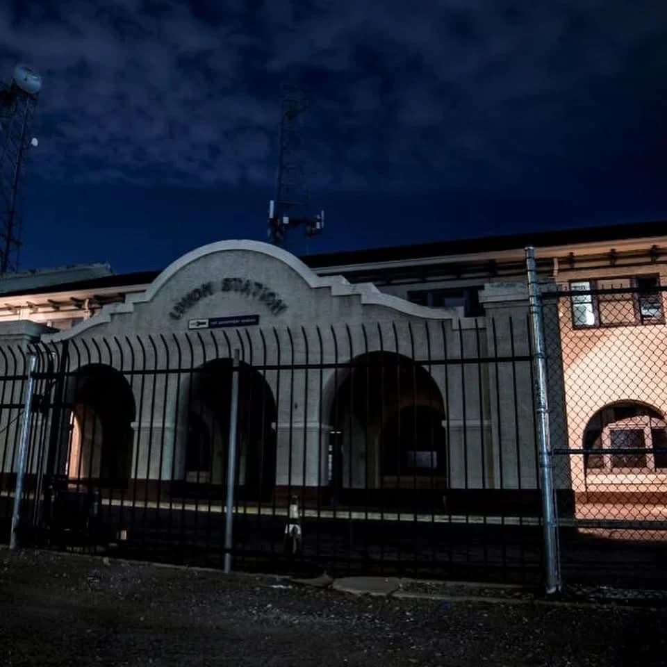 Estación Union Station de Phoenix de noche