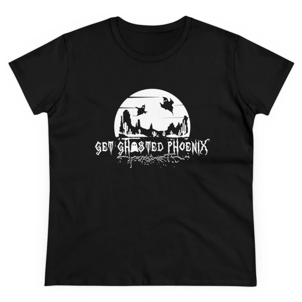 Camiseta de algodón Get Ghosted para mujer